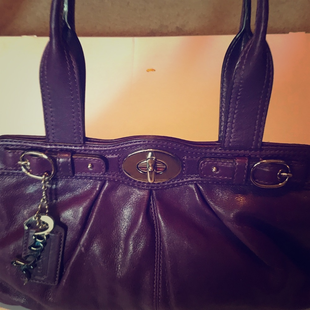 Women’s purple purse